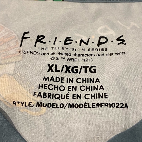 Sage Green Friends Central Perk Scrubs Women’s XL - Picture 7 of 9